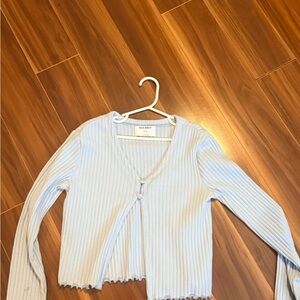 Old Navy Sky Blue Ribbed Sweater